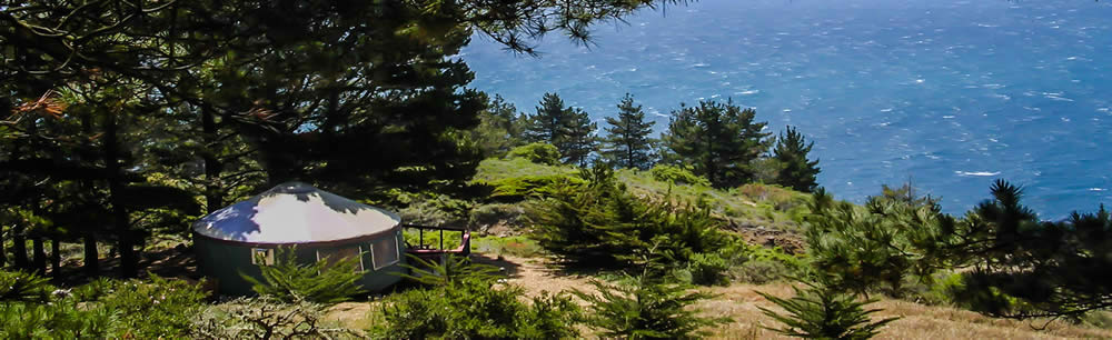 A Yurt, It looks like a large tent or canopy